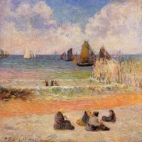 Gauguin, Paul - Bathing, Dieppe